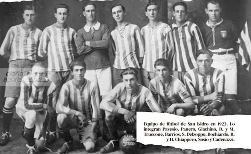 Equipo de fútbol de San Isidro en 1923