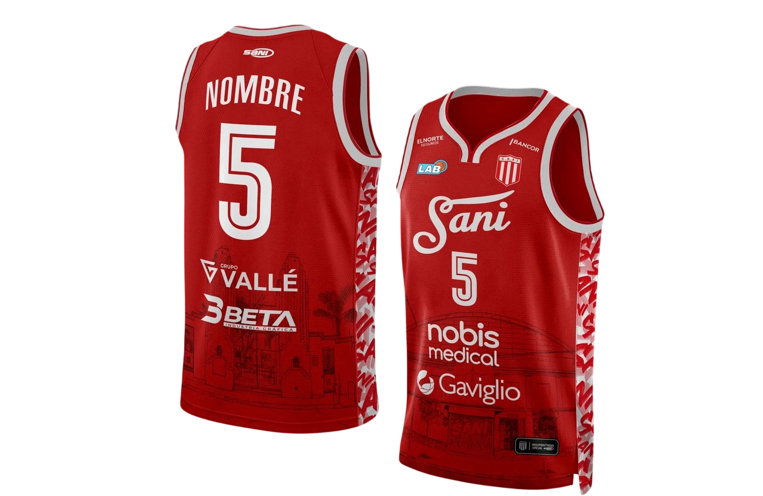 Uniforme oficial · rojo - prenda oficial